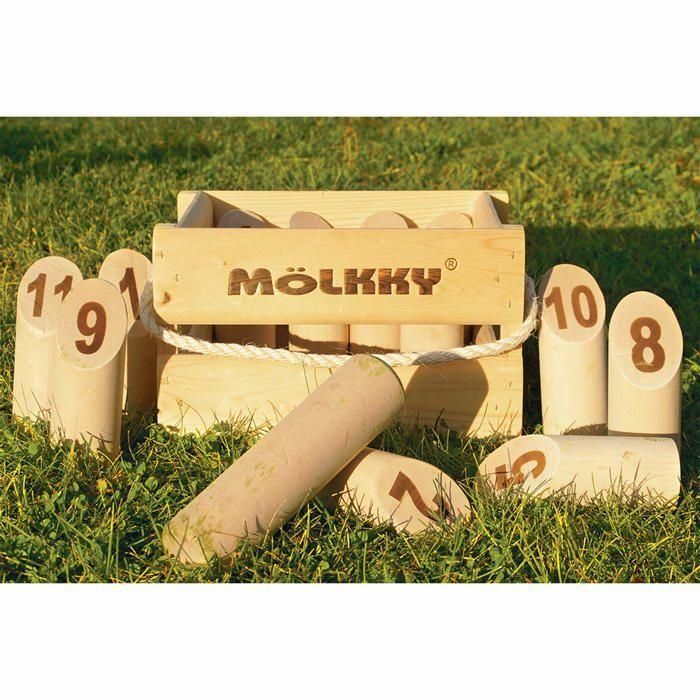 Tactic Molkky Bowling Game Versión de Lujo - Juego de Habilidad y Puntería para Exterior con 12 Bolos Numerados Familiar Mixto +7 años 3 Tactic Molkky Bowling Game Versión de Lujo - Juego de Habilidad y Puntería para Exterior con 12 Bolos Numerados Familiar Mixto +7 años 3