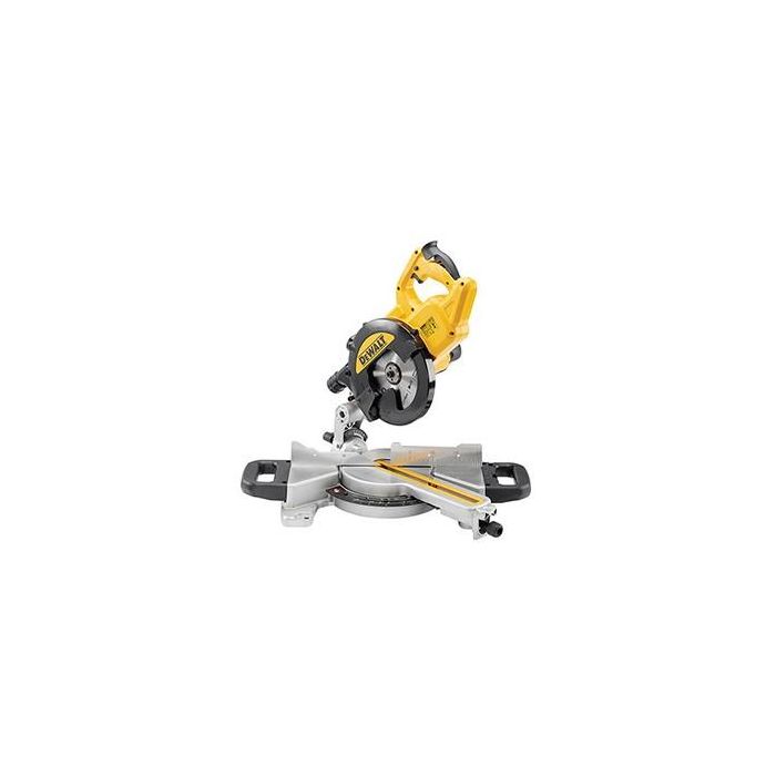 DEWALT DWS773 Sierra Ingletadora Telescópica 216 mm, 1300 W, para Madera y Otros Materiales, Velocidad de 4500 RPM