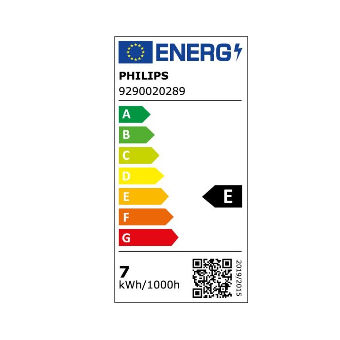 Bombilla esferica led e14 6,5w 806lm 6500k luz fria ø4,5x8cm philips 2