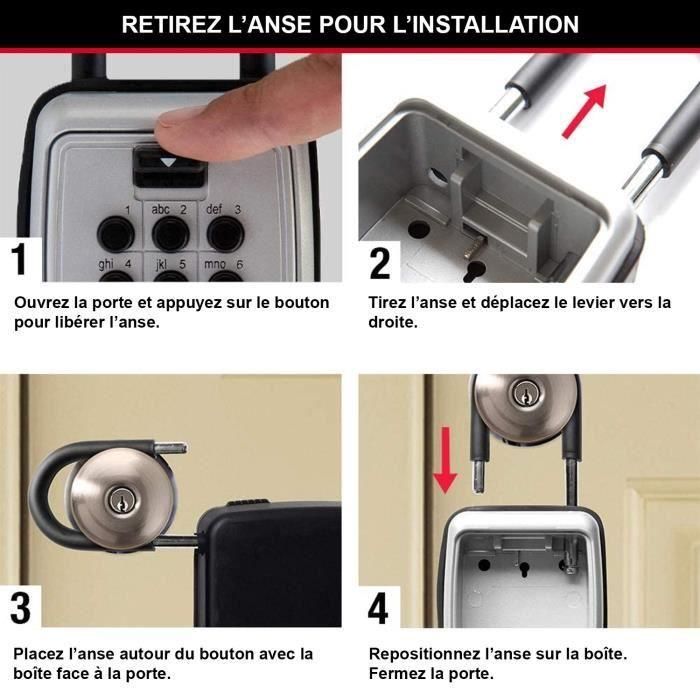 MASTER LOCK Caja de llave segura - Botones 2