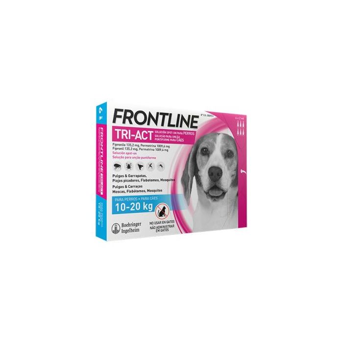 Frontline Tri-Act M 6 Pipetas 10-20 kg