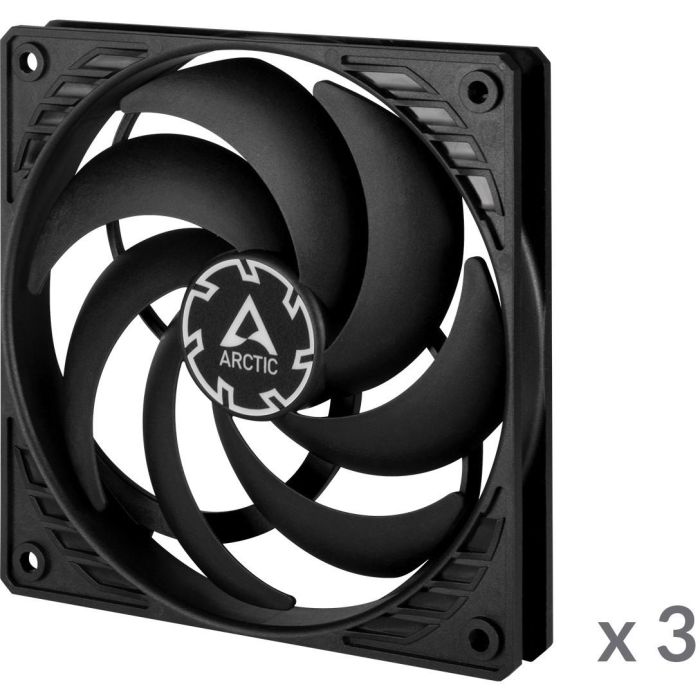 ARCTIC P12 SLIM PWM PST. Ventilador de Caja. 3 piezas Value Pack. Refrigeración Eficiente 1