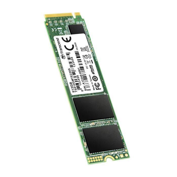 Transcend SSD MTE220S 512GB NVMe PCIe Gen3 x4 3300/2100 MB/s 3