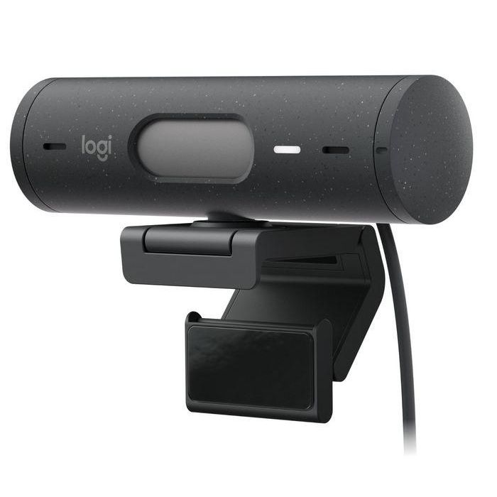 Logitech Brio 500 Cámara Web Full HD 1080p con Corrección de Luz y Micrófonos Reducción Ruido, Grafito 2 Logitech Brio 500 Cámara Web Full HD 1080p con Corrección de Luz y Micrófonos Reducción Ruido, Grafito 2