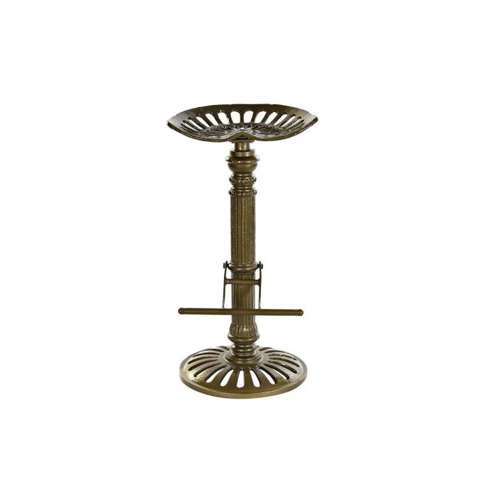 Taburete DKD Home Decor Dorado Metal (44 x 33 x 82 cm) 1 Taburete DKD Home Decor Dorado Metal (44 x 33 x 82 cm) 1