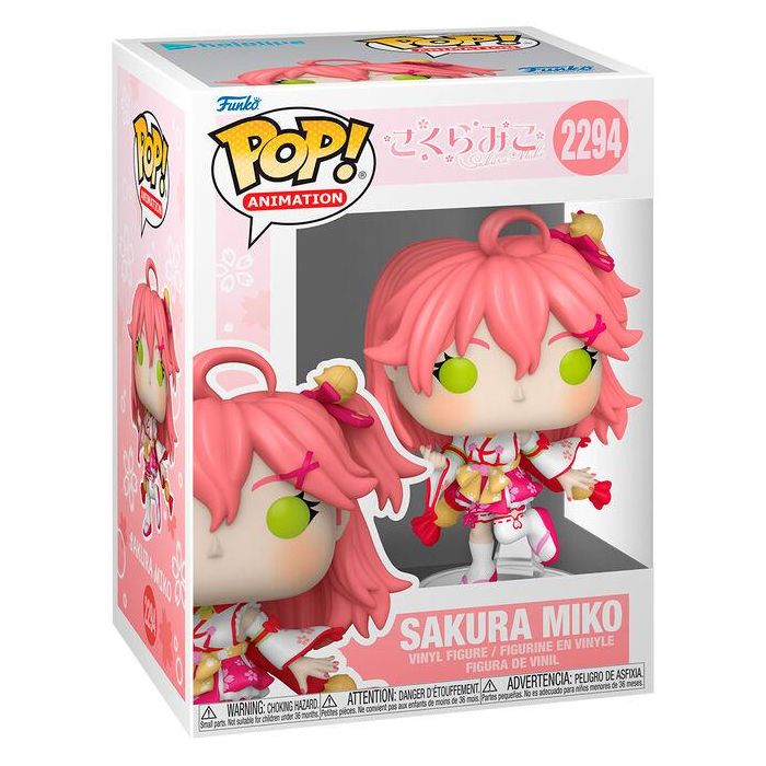 FUNKO Figura POP Sakura Miko, Figura vinilo en caja regalo de Hololive