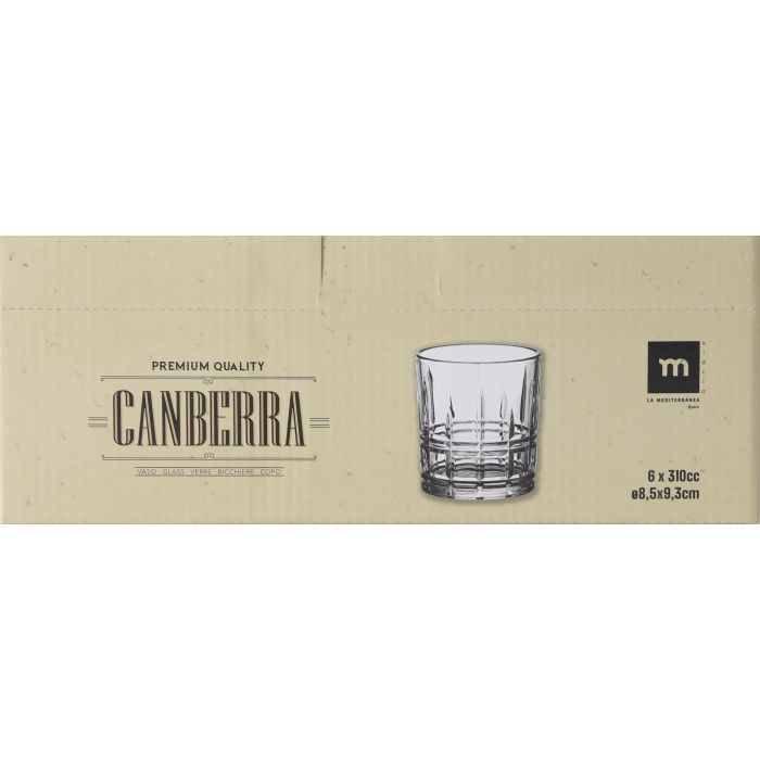 La Mediterranea Vaso 310 cc Canberra Md ø8.5x9.3 cm (48 Unidades) 1