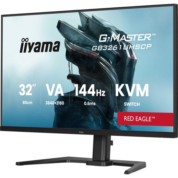 80,0 cm/31,5" (3840x2160) iiyama G-MASTER GB3261UHSCP-B1 16:9 VA 0,6ms 144Hz HDMI 2.1×2 DisplayPort 1.4 USB-C (95W) USB-Hub VESA Speaker Black 1 80,0 cm/31,5" (3840x2160) iiyama G-MASTER GB3261UHSCP-B1 16:9 VA 0,6ms 144Hz HDMI 2.1×2 DisplayPort 1.4 USB-C (95W) USB-Hub VESA Speaker Black 1