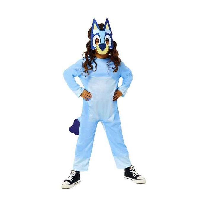 Bluey Disfraz Infantil de Personaje para Niños y Niñas - Talla 6-8 Años, Color Azul 3 Bluey Disfraz Infantil de Personaje para Niños y Niñas - Talla 6-8 Años, Color Azul 3