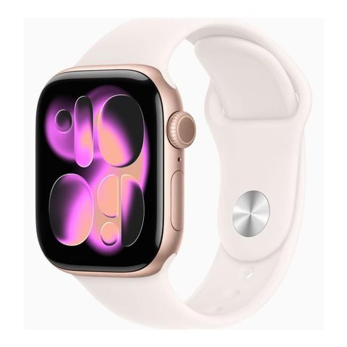 Apple S11 Smartwatch GPS 42 mm Oro Rosa Aluminio, Pantalla Retina Always-On, Seguimiento Salud, Deporte, Detección Caídas