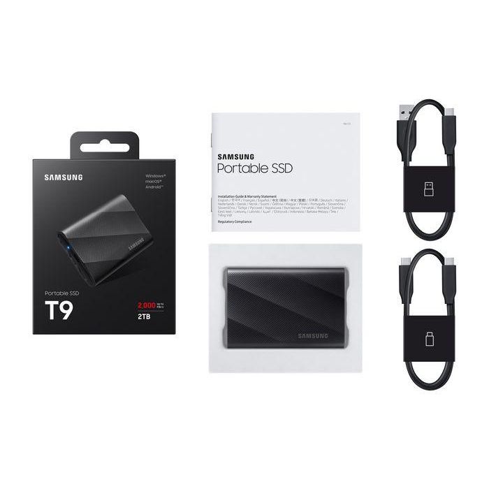 Disco Externo SSD Samsung Portable T9 2TB/ USB 3.2/ Negro 15 Disco Externo SSD Samsung Portable T9 2TB/ USB 3.2/ Negro 15