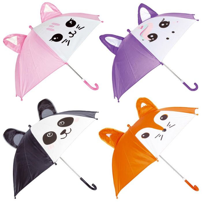 Entre Temps Paraguas Infantil Animal con Orejas, Diseño Divertido para Niños y Niñas 2