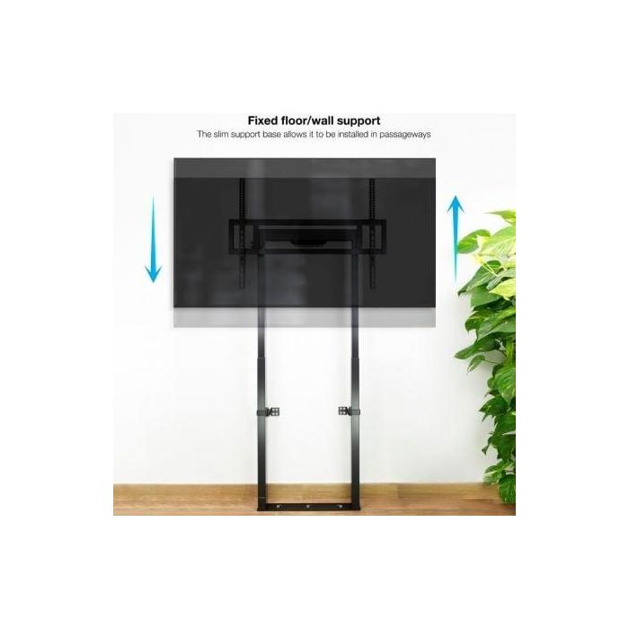TooQ FS2280M-B HIPERIÓN Soporte de Suelo/Pared Fijo para TV 55-100" hasta 120kg VESA 800x600, Altura Ajustable 925-1600mm, Negro 2 TooQ FS2280M-B HIPERIÓN Soporte de Suelo/Pared Fijo para TV 55-100" hasta 120kg VESA 800x600, Altura Ajustable 925-1600mm, Negro 2