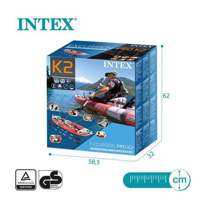 Canoa Hinchable Intex Excursion Pro Hinchable 94 x 46 x 384 cm 3