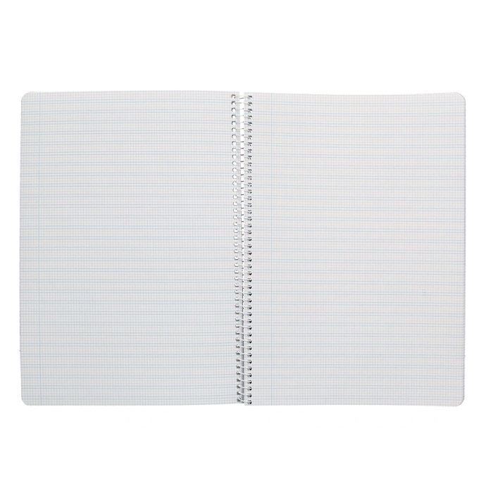 Liderpapel Cuaderno Espiral DIN A4 Tapa Dura 80 Hojas 90gr Cuadro Pautado 2,5mm Lila 6