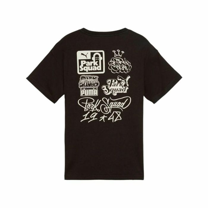 Camiseta de Manga Corta Infantil Puma Essenntials+ Mid 90S Graphic Negro 3