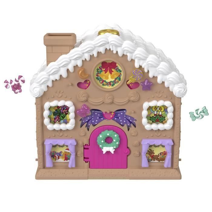 Polly Pocket JFV13 - Calendario de Adviento de Casas de Jengibre con Sorpresas