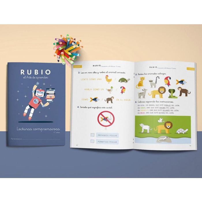 Cuaderno Rubio Lecturas Comprensivas + 7 Años 3