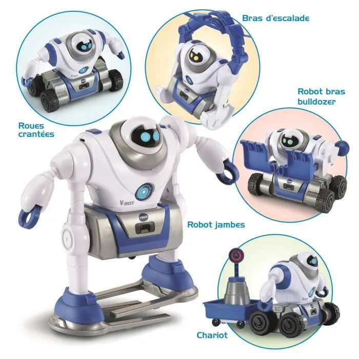 Vtech 3417765737053 V-Bot Explorer, Mi Robot 5 en 1 4