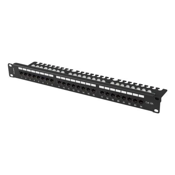 Patch Panel 24 Puertos UTP Categoría 6 Lanberg PPUA-1124-B Patch Panel 24 Puertos UTP Categoría 6 Lanberg PPUA-1124-B