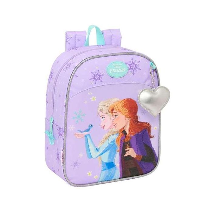 Mochila Infantil Frozen Spirit Lila 22 x 27 x 10 cm