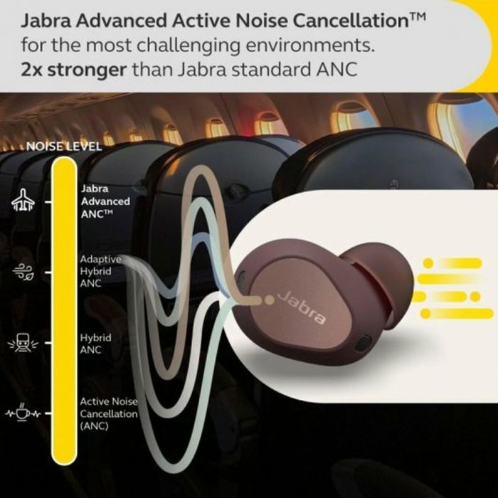 Auriculares con Micrófono Jabra Marrón 2