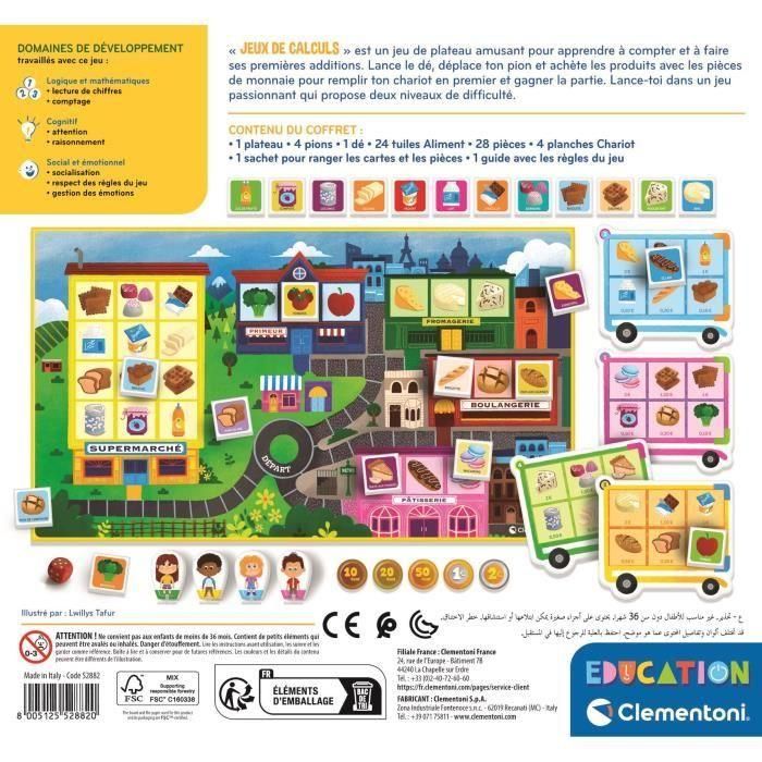 Juegos de cálculo CLEMENTONI 5 Juegos de cálculo CLEMENTONI 5