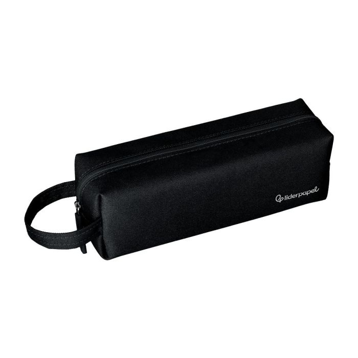 Estuche Portatodo Liderpapel Classic Rectangular Con Asa 210x70 mm Negro 4