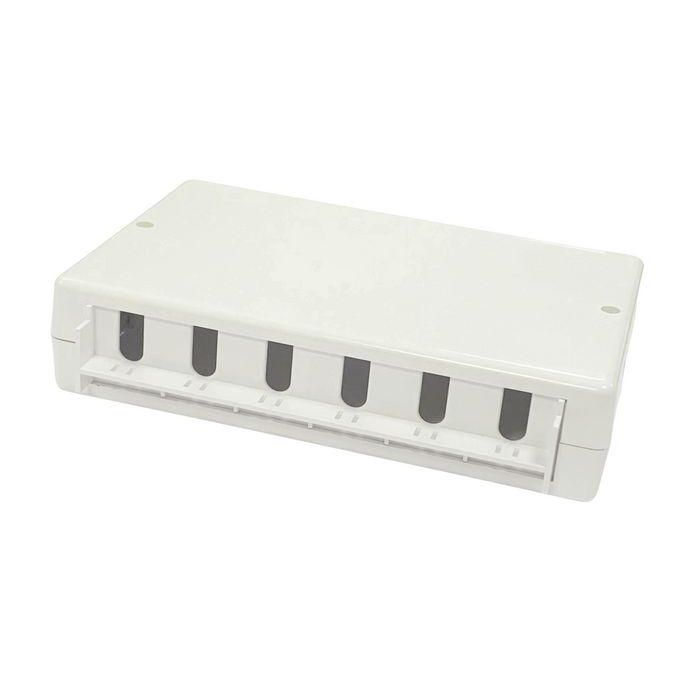 Lanview Surface mount box for 6/12 x RJ45 jack 2 Lanview Surface mount box for 6/12 x RJ45 jack 2