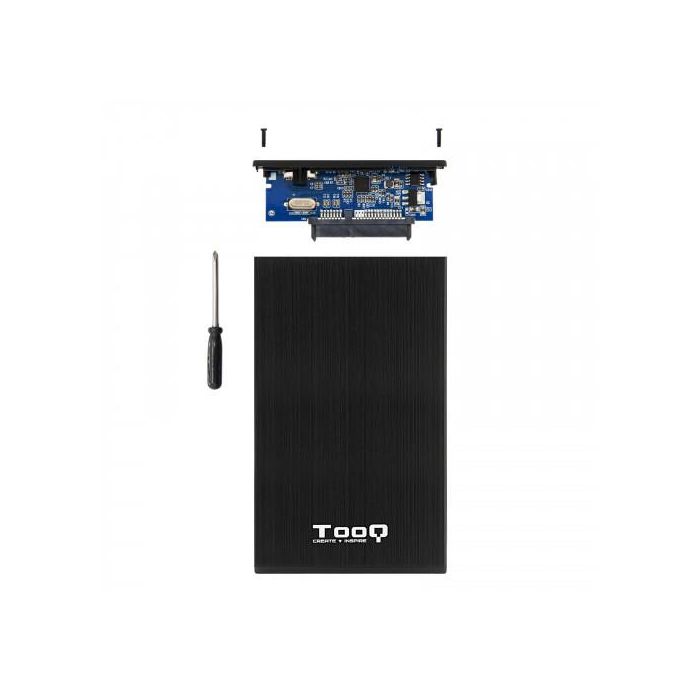 Tooq TQE-2527B Caja Externa para Disco Duro 2.5" USB 3.1 Gen 1 5Gbps UASP, compatible HDD/SSD SATA III 4TB, Aluminio Negro 4 Tooq TQE-2527B Caja Externa para Disco Duro 2.5" USB 3.1 Gen 1 5Gbps UASP, compatible HDD/SSD SATA III 4TB, Aluminio Negro 4