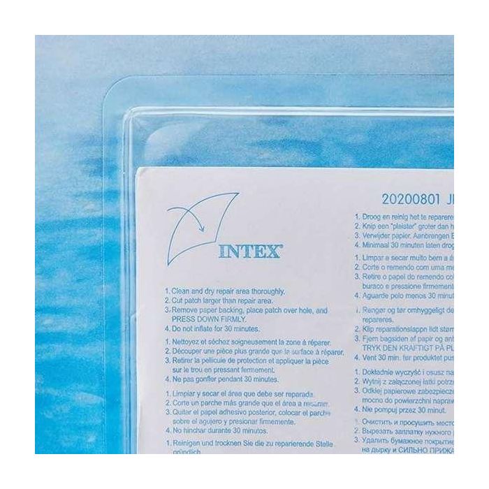 Intex Set de Reparación de Pinchazos Autoadhesivos 7cm 3