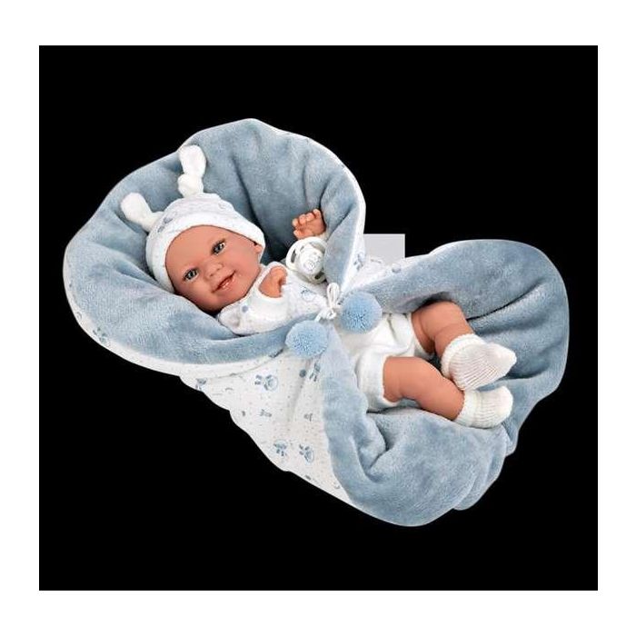 Muñeca elegance 35 cm babyto azul c/manta (muñeco de peso) 8 Muñeca elegance 35 cm babyto azul c/manta (muñeco de peso) 8