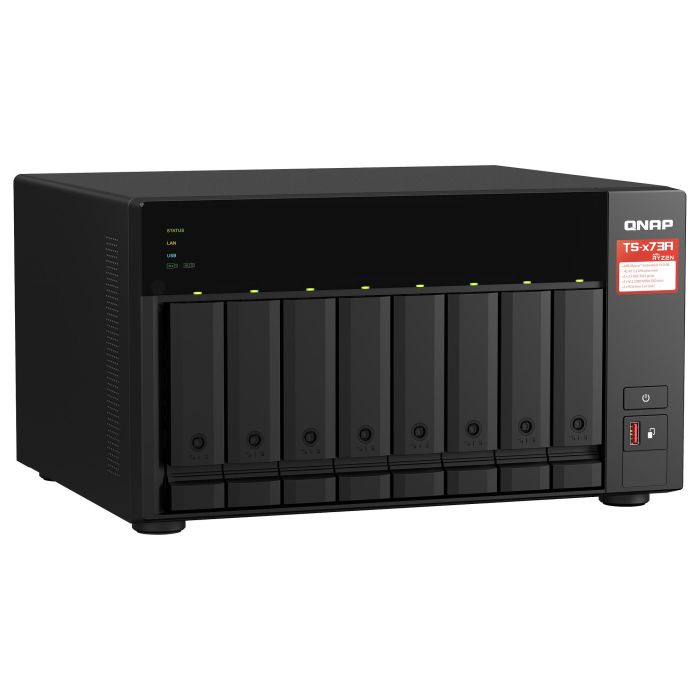 QNAP NAS TS-873A-8G Torre 8 Bahías 3.5"-2.5" 8GB DDR4 AMD Ryzen V1500B 2