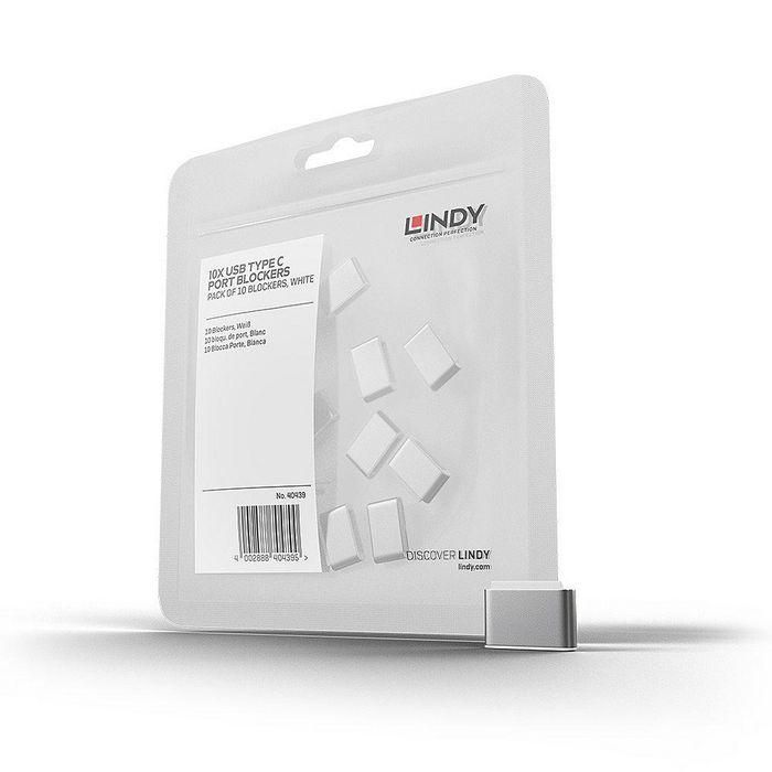Lindy USB Type C Port Blockers, white, 10pcs Lindy USB Type C Port Blockers, white, 10pcs