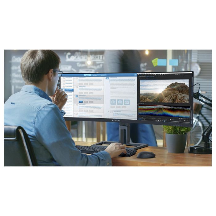 Philips 45B1U6900C Monitor Curvo 44.5" Ultrawide Dual Quad HD 5120x1440 32:9 4ms 75Hz 2xHDMI DP USB-C 100W 3 Philips 45B1U6900C Monitor Curvo 44.5" Ultrawide Dual Quad HD 5120x1440 32:9 4ms 75Hz 2xHDMI DP USB-C 100W 3