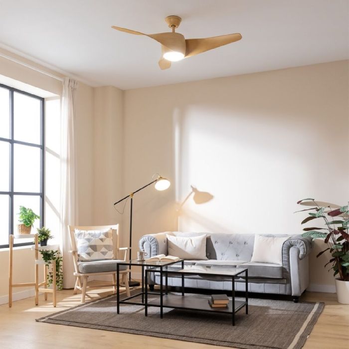 Ventilador de Techo con Luz Cecotec EnergySilence Aero 5290 18 W 40 W Madera 1