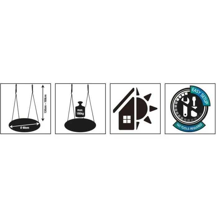 Schildkrot SCH4000885705027 Columpio Nido de Pájaro 90cm 4 Schildkrot SCH4000885705027 Columpio Nido de Pájaro 90cm 4