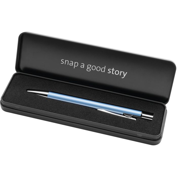 Pelikan Kugelschreiber Snap Metalic K10 Frostblau im Etui 7 Pelikan Kugelschreiber Snap Metalic K10 Frostblau im Etui 7