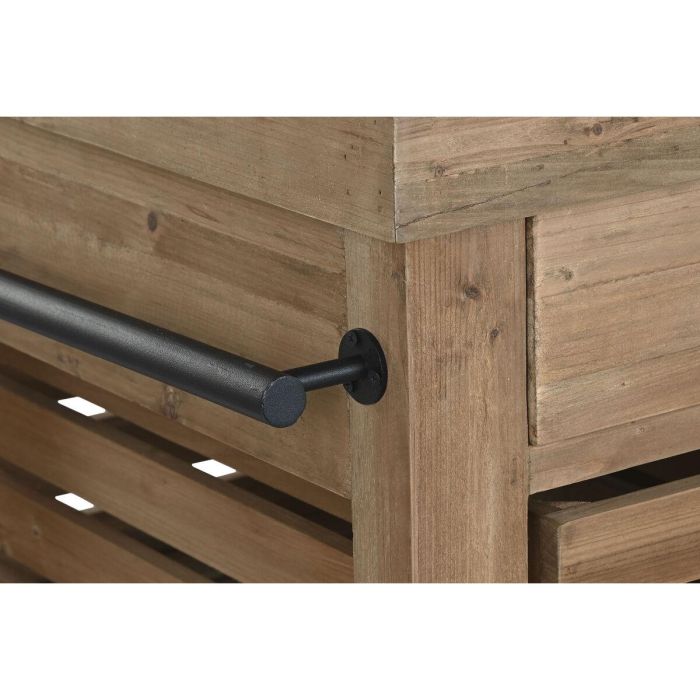 Isla Cocina Cottage DKD Home Decor Natural Negro 75 x 96 x 142 cm 3 Isla Cocina Cottage DKD Home Decor Natural Negro 75 x 96 x 142 cm 3
