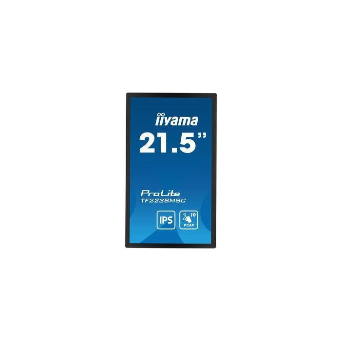 Monitor Iiyama 22" Tactil (TF2238MSC-B1) 1920X1080/ 600Cd /1000:1 / Hdmi/ Dp /2 X Usb/ 5Ms/ Mm / Uso Horiz-Verti-Boca Arriba / Vesa 100X100 /Negro 1 Monitor Iiyama 22" Tactil (TF2238MSC-B1) 1920X1080/ 600Cd /1000:1 / Hdmi/ Dp /2 X Usb/ 5Ms/ Mm / Uso Horiz-Verti-Boca Arriba / Vesa 100X100 /Negro 1