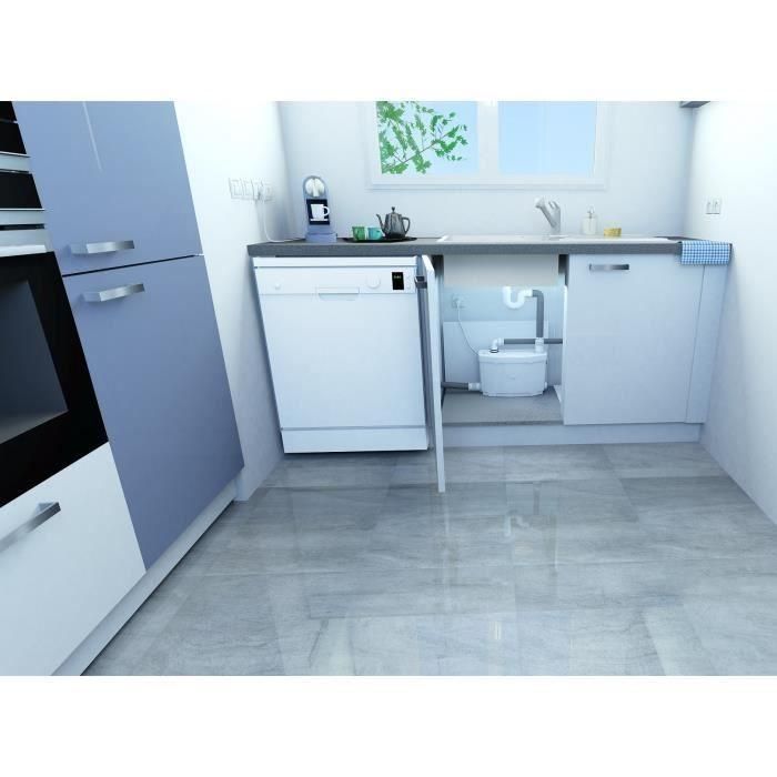 SFA Sanipompe Vite Bomba de Elevación Doméstica para Cocina o Lavadero, Drena Agua Residual Caliente, 5m Altura / 50m Horizontal 1