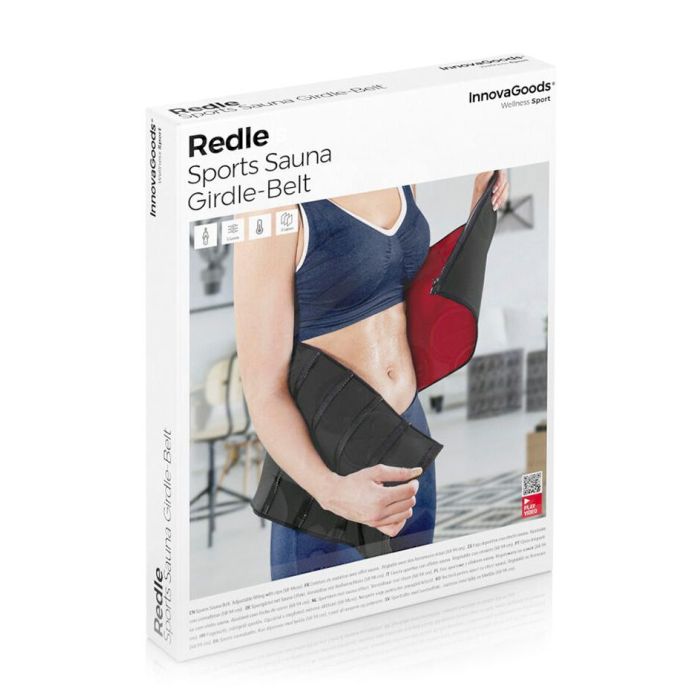 Faja reductora deportiva con efecto sauna redle v0103393 innovagoods 12 Faja reductora deportiva con efecto sauna redle v0103393 innovagoods 12