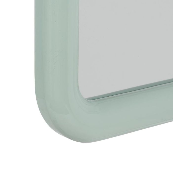Espejo Lacado Verde Dm Decoración 90 X 4,80 X 90 cm