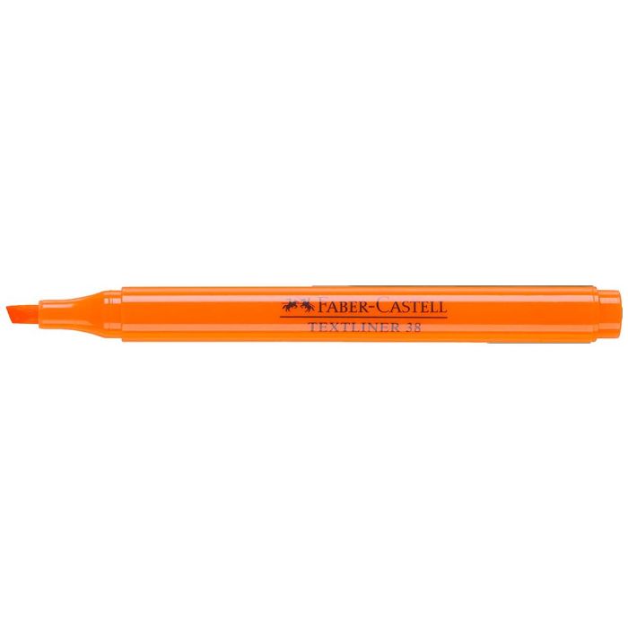 Rotulador Faber Fluorescente Textliner 38 Naranja 10 unidades 1