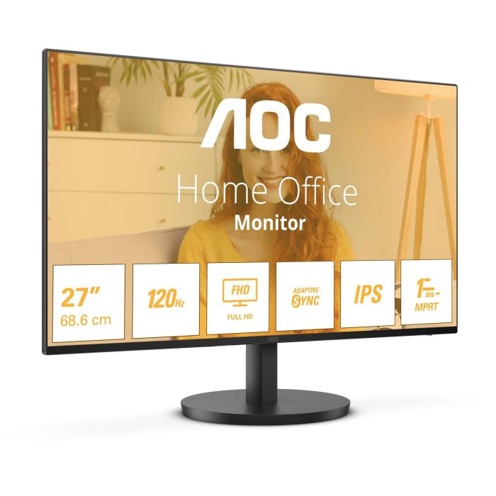 AOC 27B3HA2 Monitor 27" FHD (1920x1080) VA 4ms 100Hz HDMI VGA Speaker Negro 1 AOC 27B3HA2 Monitor 27" FHD (1920x1080) VA 4ms 100Hz HDMI VGA Speaker Negro 1