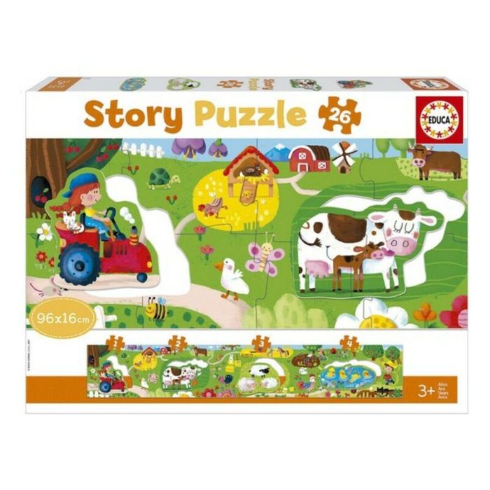 Puzzle 26 piezas la granja "story puzzle"