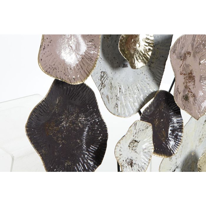 DKD Home Decor Decoración de Pared Estilo Glam Metálica Rosa Dorado - 61x61 cm (Alto x Ancho) y 5.7 cm Fondo 1 DKD Home Decor Decoración de Pared Estilo Glam Metálica Rosa Dorado - 61x61 cm (Alto x Ancho) y 5.7 cm Fondo 1