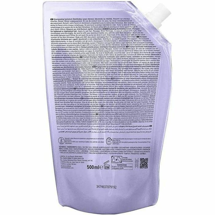 Kerastase Blond Absolu Champú Hidratante Bain Lumière para Cabello Rubio 500 ml 2 Kerastase Blond Absolu Champú Hidratante Bain Lumière para Cabello Rubio 500 ml 2
