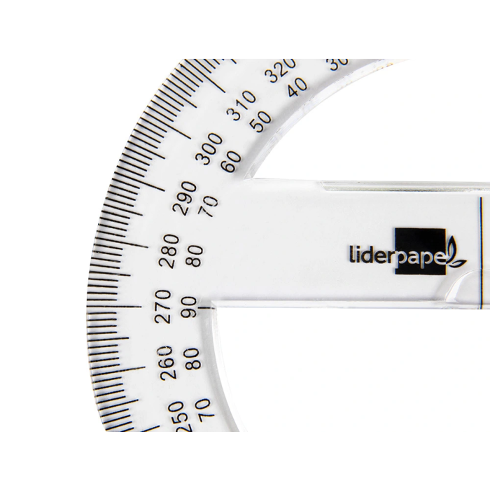 Liderpapel Círculo de plástico transparente 10 cm 3