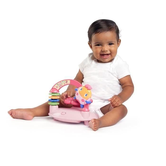 Bright Starts Andador para bebé JuneBerry Delight con estación de juego electrónica, luces, sonidos, 3 alturas y para +6 meses Rosa 2 Bright Starts Andador para bebé JuneBerry Delight con estación de juego electrónica, luces, sonidos, 3 alturas y para +6 meses Rosa 2